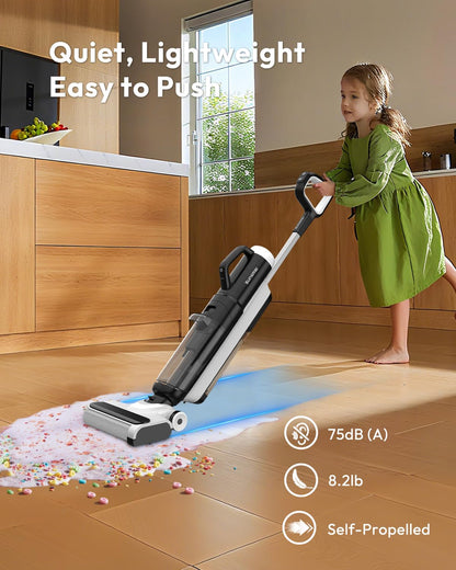 Wet Dry Vacuum Cleaner – Self-Cleaning Cordless Vacuum Mop for Multi-Surface Cleaning