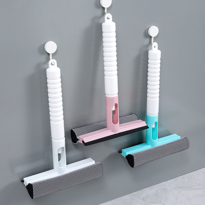 3-in-1 Glass Cleaning Squeegee with Scraper for Windows, Mirrors & Tiles