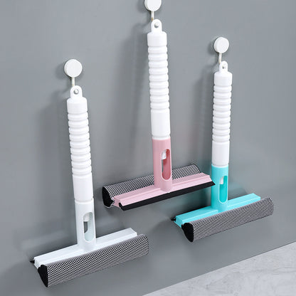3-in-1 Glass Cleaning Squeegee with Scraper for Windows, Mirrors & Tiles