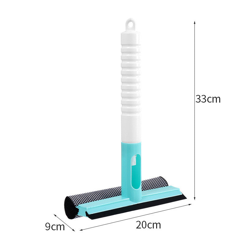 3-in-1 Glass Cleaning Squeegee with Scraper for Windows, Mirrors & Tiles