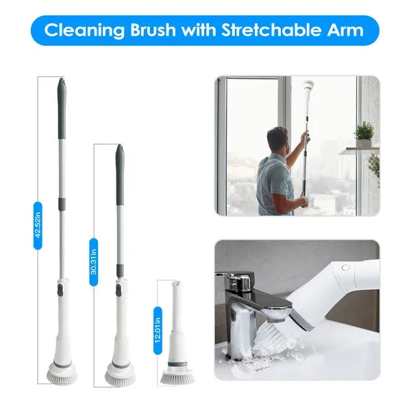 Cordless Electric Spin Scrubber – Effortless Deep Cleaning in Minutes