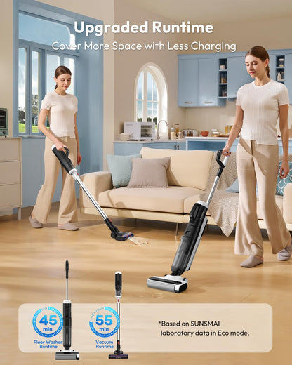 Wet Dry Vacuum Cleaner – Self-Cleaning Cordless Vacuum Mop for Multi-Surface Cleaning