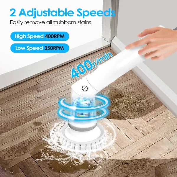 Cordless Electric Spin Scrubber – Effortless Deep Cleaning in Minutes
