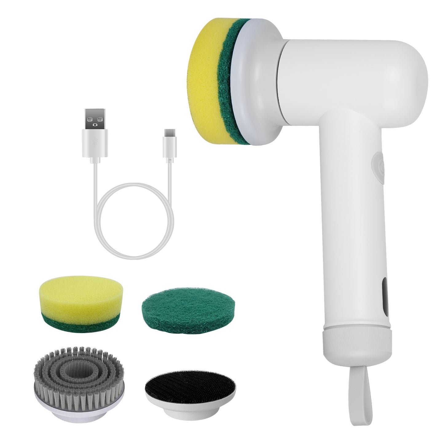 Scrubexa™ Electric Spin Scrubber – Cordless Power Cleaning Brush with 3 Heads