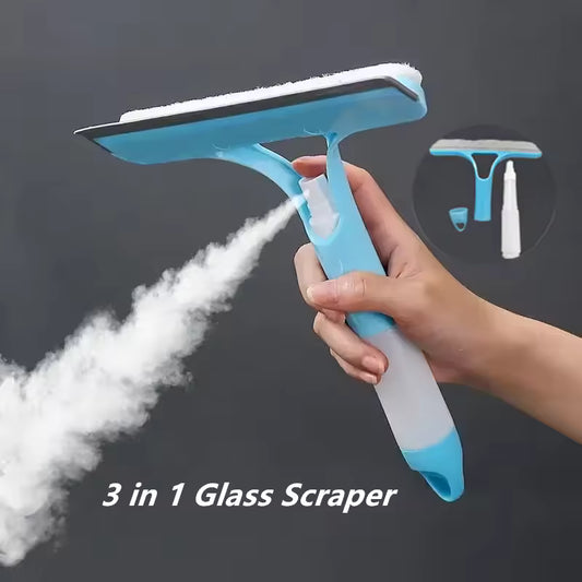 Scrubexa 3-in-1 Ultimate Glass Cleaning Squeegee-Multifunctional Glass Wiper