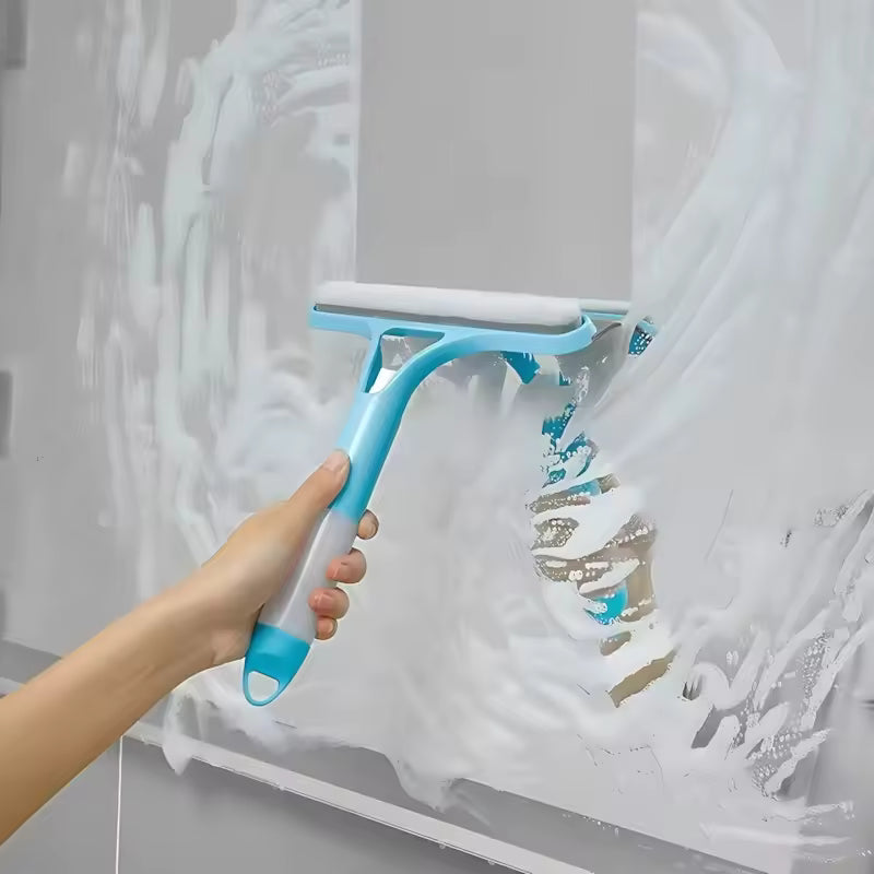 Scrubexa 3-in-1 Ultimate Glass Cleaning Squeegee-Multifunctional Glass Wiper