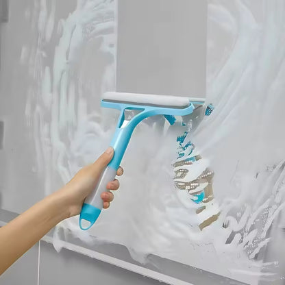Scrubexa 3-in-1 Ultimate Glass Cleaning Squeegee-Multifunctional Glass Wiper