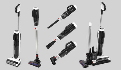 Wet Dry Vacuum Cleaner – Self-Cleaning Cordless Vacuum Mop for Multi-Surface Cleaning
