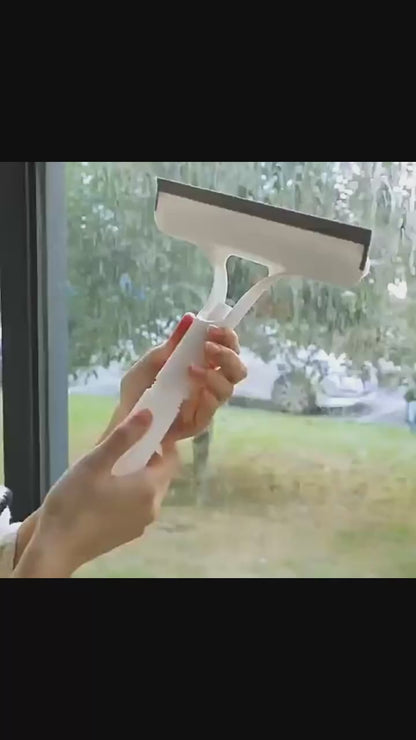 Scrubexa 3-in-1 Ultimate Glass Cleaning Squeegee-Multifunctional Glass Wiper